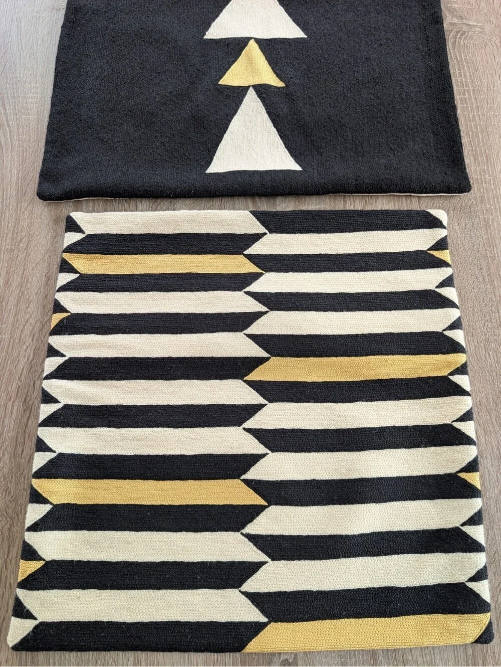 West Elm Leah Singh Cotton Wool Kilim Handmade Pillow Covers 22
